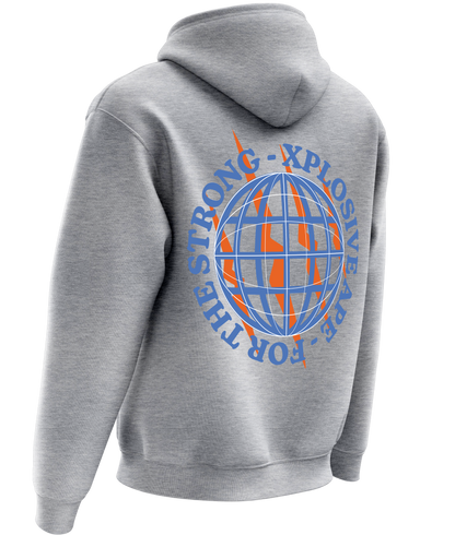 XAPE FTS Global Hoodie - Grey Marl