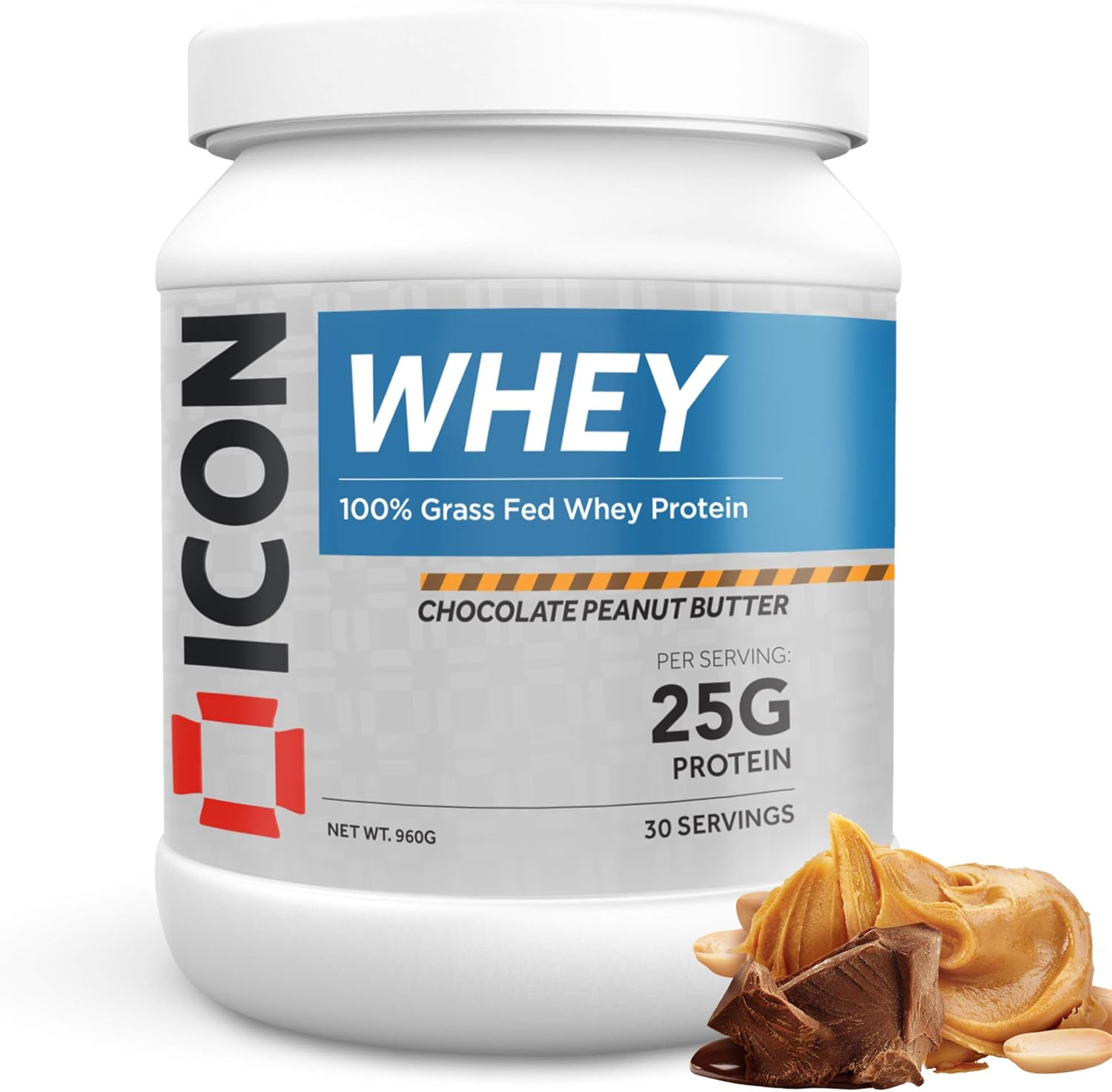 ICON Nutrition 100% Whey Protein 960g Chocolate Peanut Butter