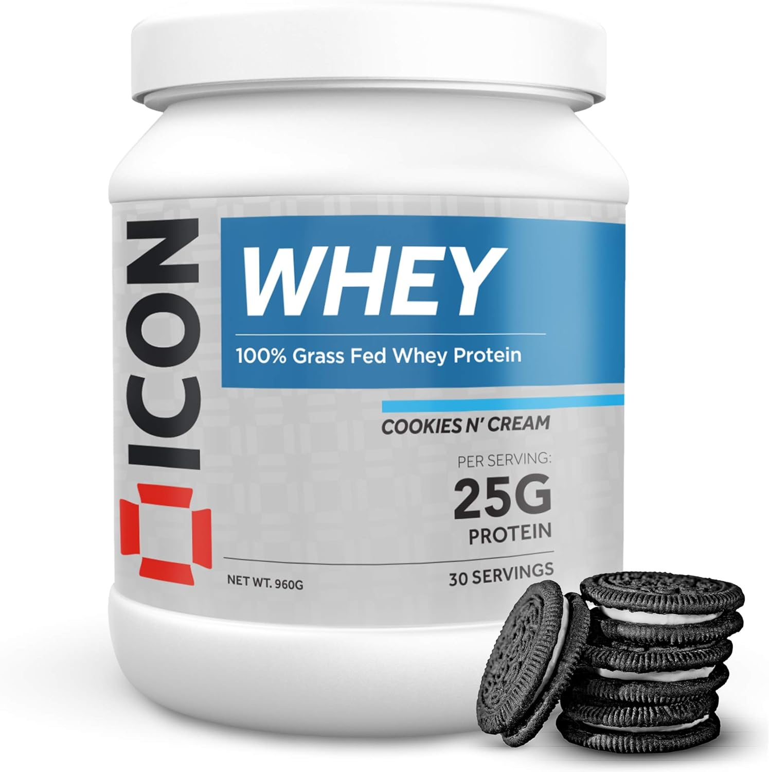 ICON Nutrition 100% Whey Protein 960g Cookies & Cream