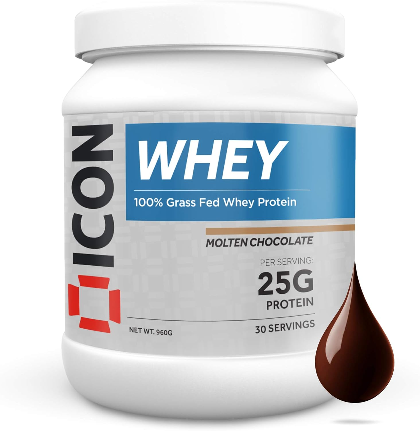 ICON Nutrition 100% Whey Protein 960g Molten Chocolate