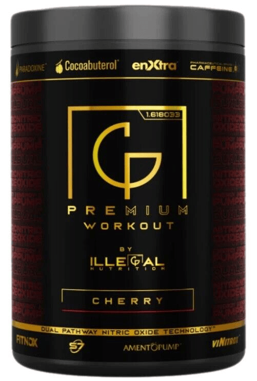 Illegal Nutrition Premium Pre-Workout (Stim + Pump) 193g Cherry