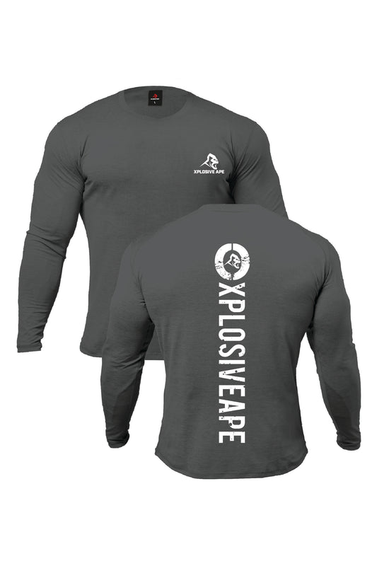 XAPE Impact V2 Long Sleeve Tee - Charcoal