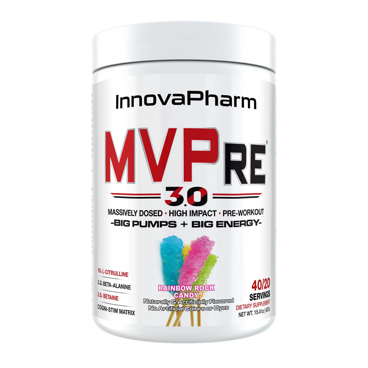 Innovapharm MVPRE 3.0 437g Rainbow Rock Candy