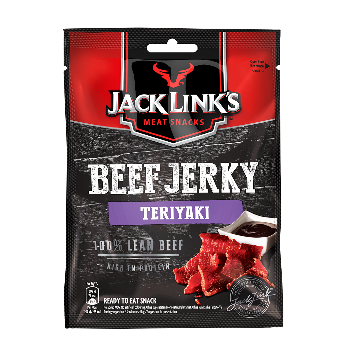 Jack Links Beef Jerky 12x25g Teriyaki