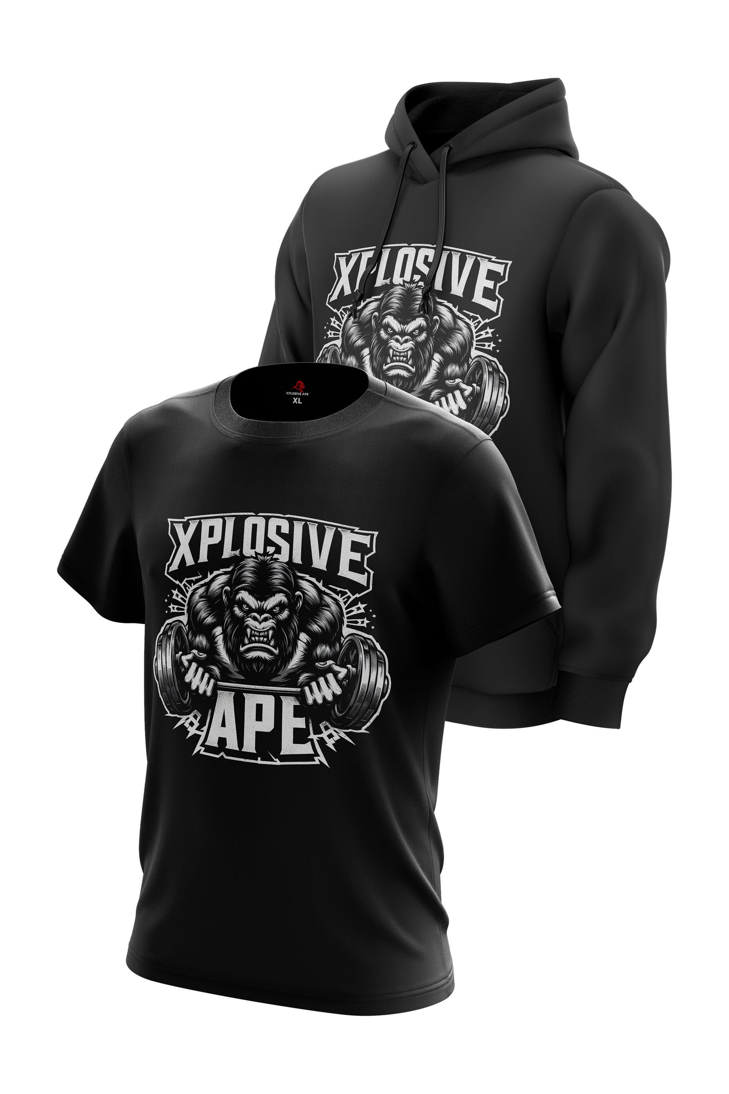 XAPE Jungle Hoodie & Tee Combo - Black