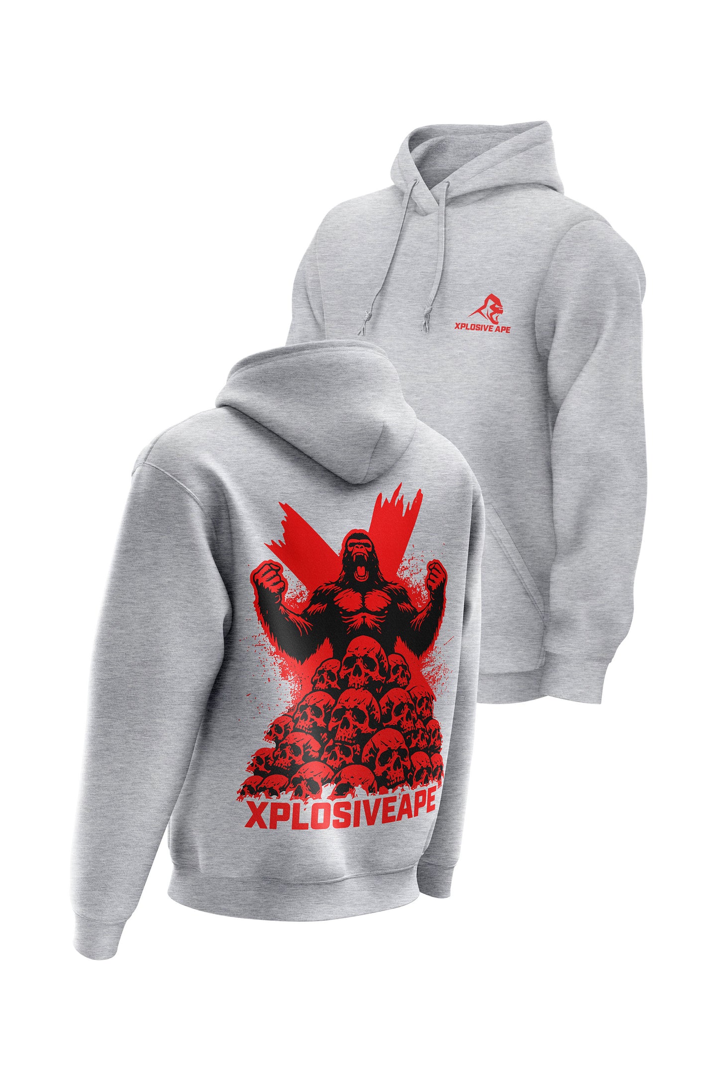 XAPE King Hoodie - Sports Grey