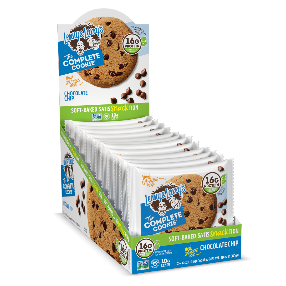 Lenny & Larry's The Complete Cookie 12x113g Chocolate Chip