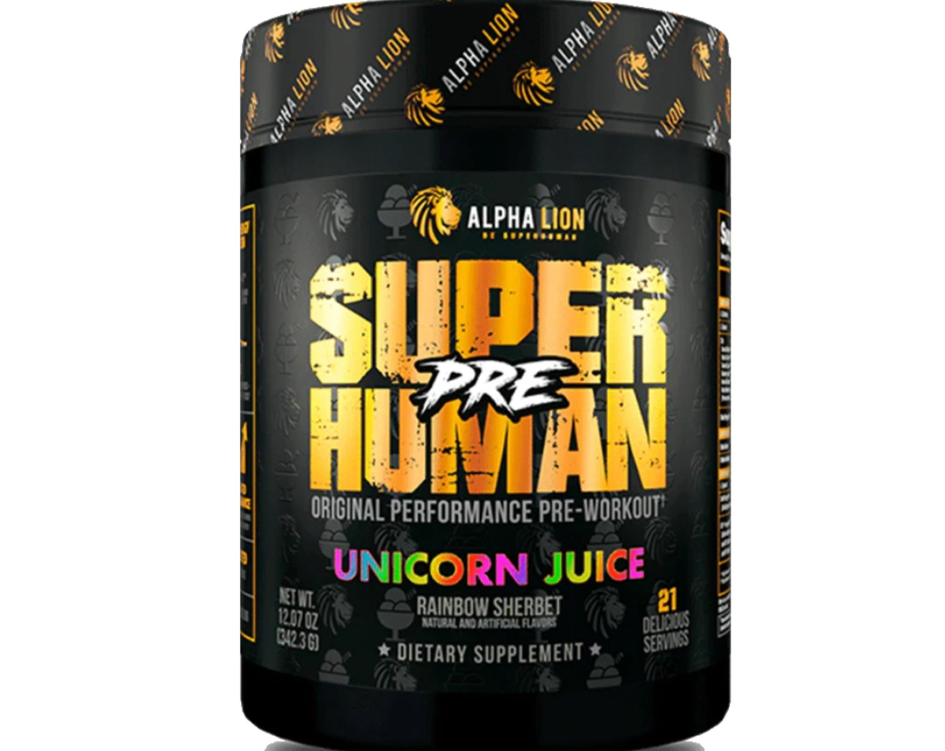 Alpha Lion SuperHuman Pre Workout 342.3g Unicorn Juice