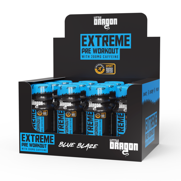 Little Dragon Extreme Pre-Workout Shot 12x60ml Blue Raspberry