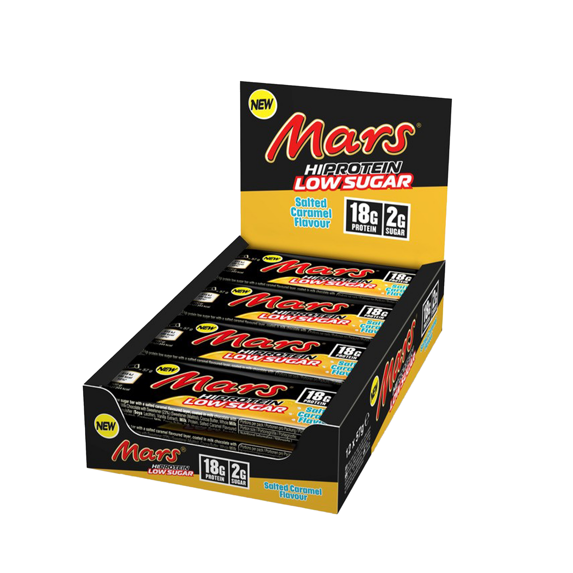 Mars Hi Protein Low Sugar 12x57g Salted Caramel