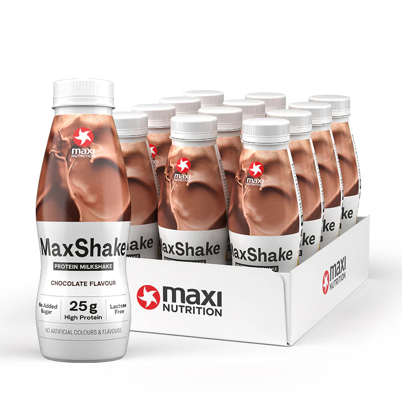 MaxiNutrition MaxShake Protein Milkshake 12x330ml Chocolate