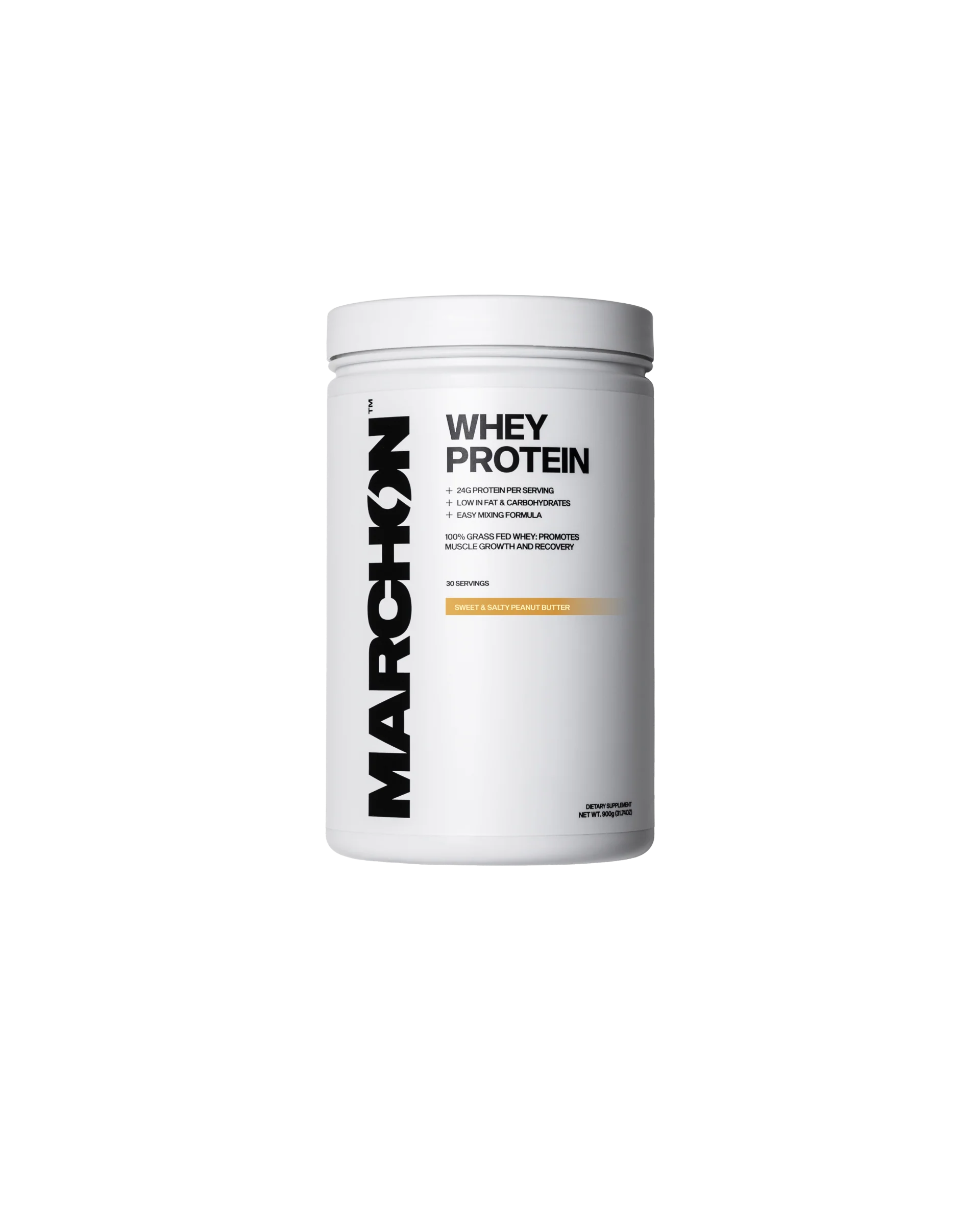 Marchon Supplements Whey Protein 900g Sweet & Salty Peanut Butter