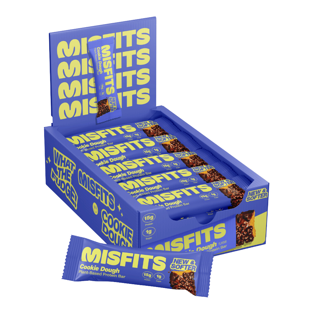 Misfits Plant-Based Protein Bar 15x50g Cookie Dough