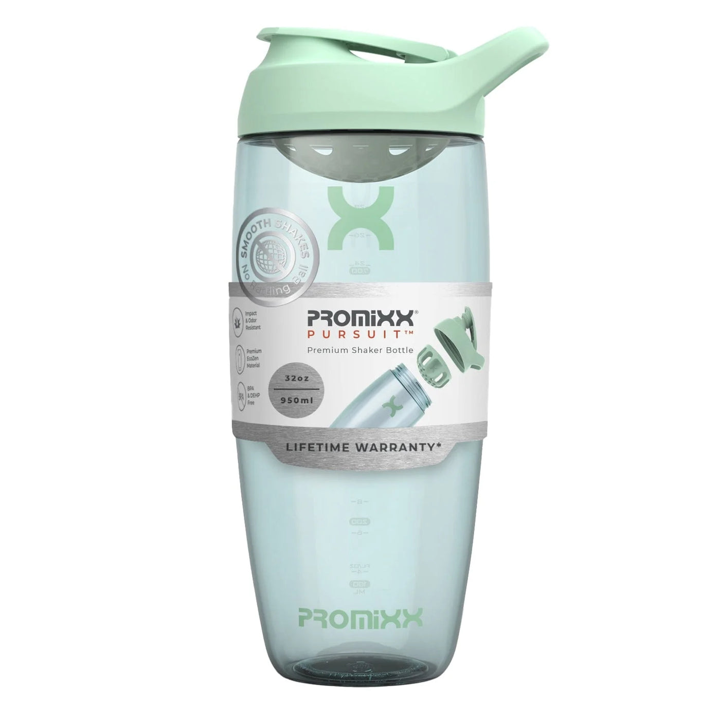 PROMiXX Pursuit EcoZen Shaker Bottle 950ml Seagrass Green