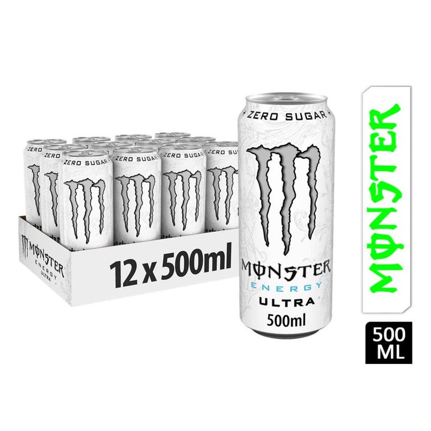 Monster Ultra 12x500ml White