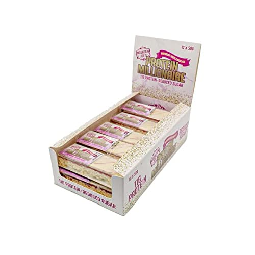 Mountain Joe's Protein Millionaire 10x50g Raspberry White Chocolate