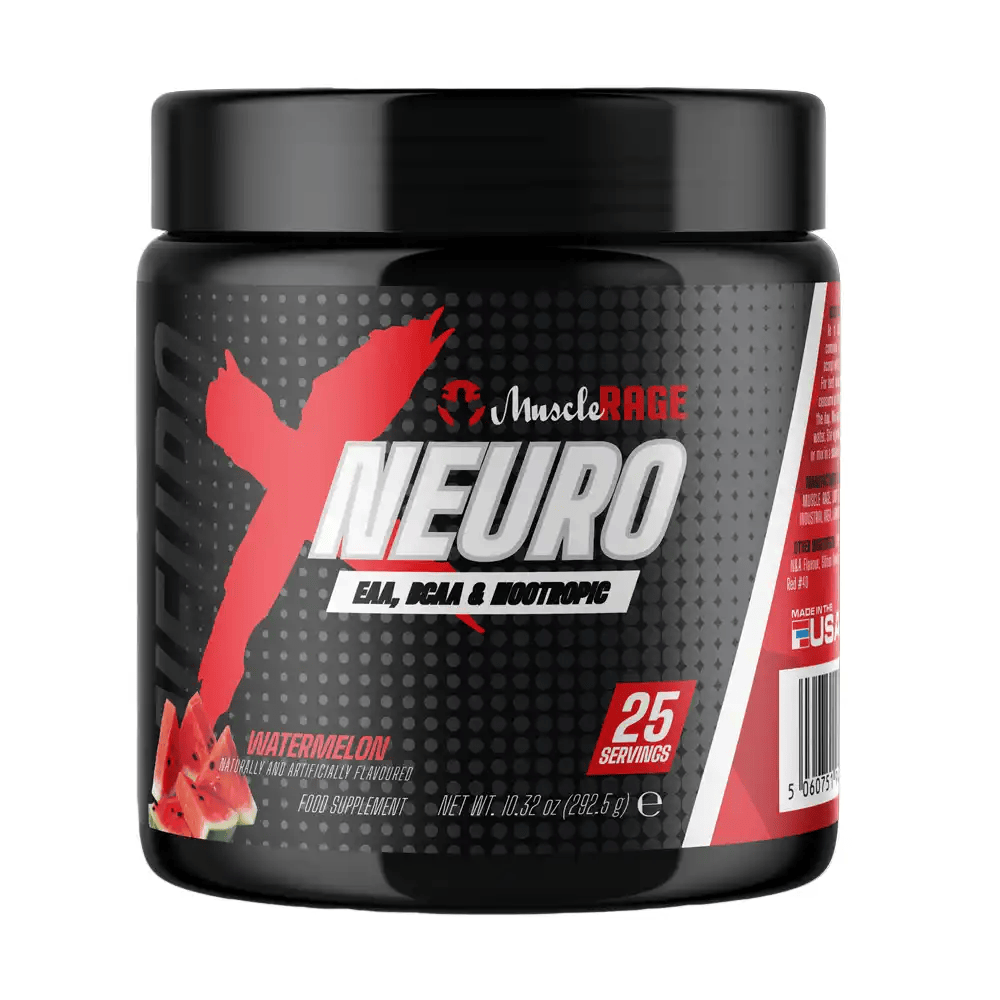 Muscle Rage X Neuro EAA, BCAA & Nootropic 292g Watermelon