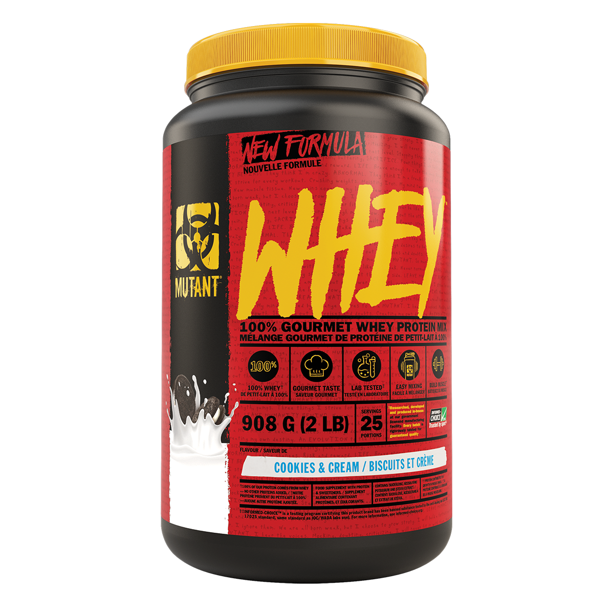 Mutant Whey 908g Cookies & Cream