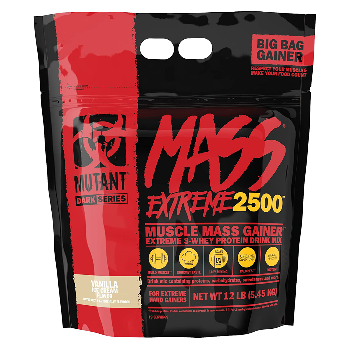 Mutant Mass Extreme 2500 5.45kg Vanilla Ice Cream