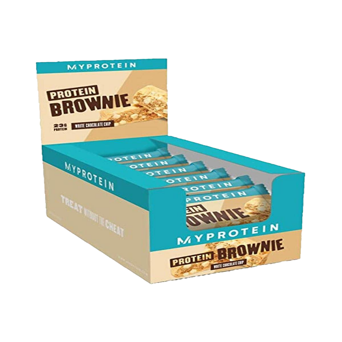 MyProtein Protein Brownie 12x60g White Chocolate Peanut