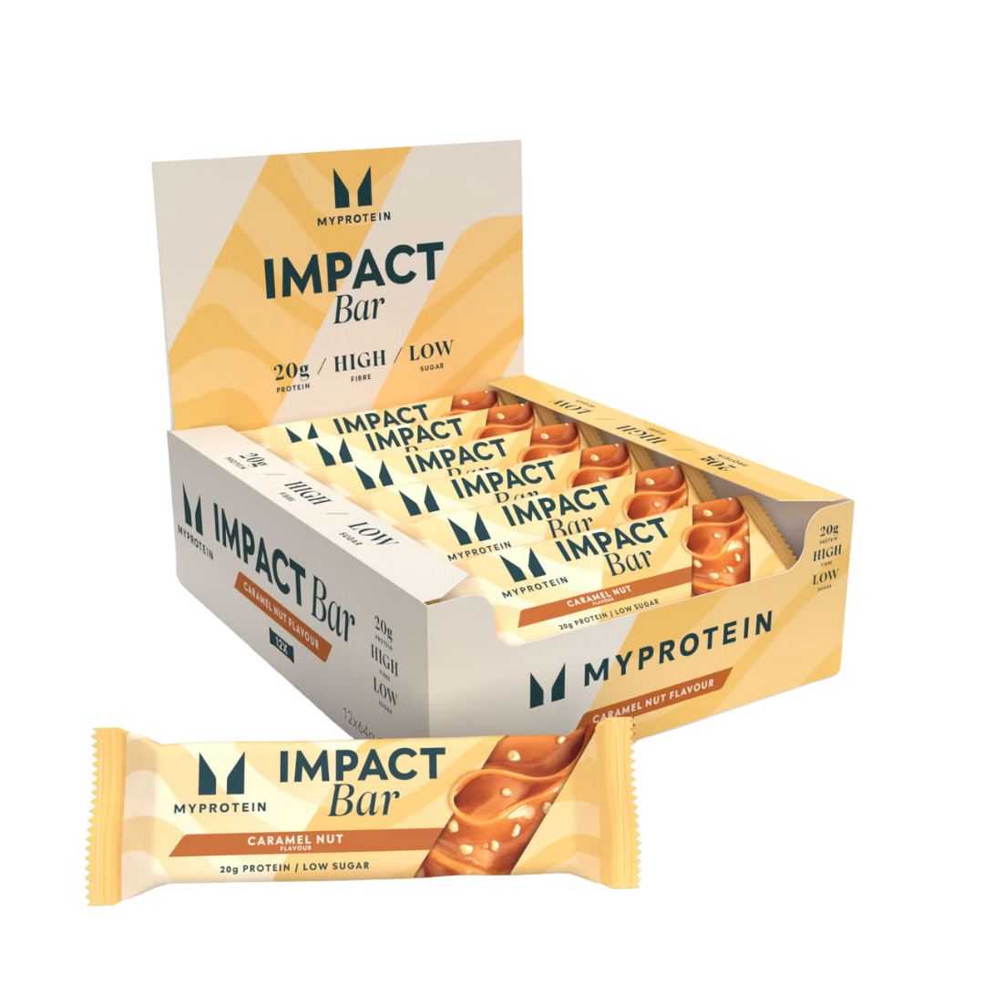 MyProtein Impact Protein Bar 12x64g Caramel