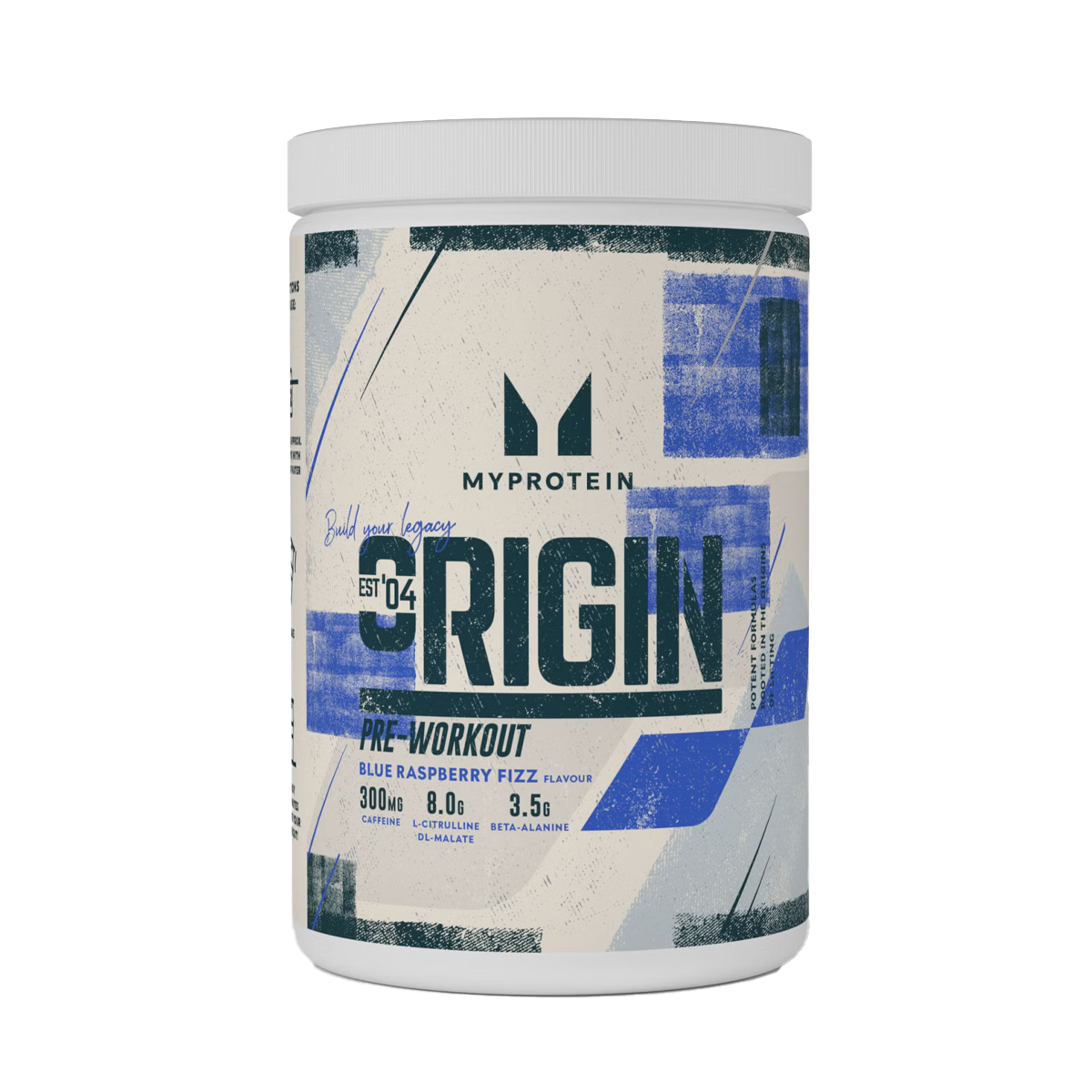 MyProtein Origin Pre-Workout 600g Blue Raspberry Fizz