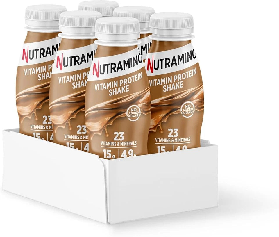 Nutramino Vitamin Protein Shake 6x325ml Cafe Latte