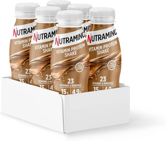 Nutramino Vitamin Protein Shake 6x325ml Cafe Latte