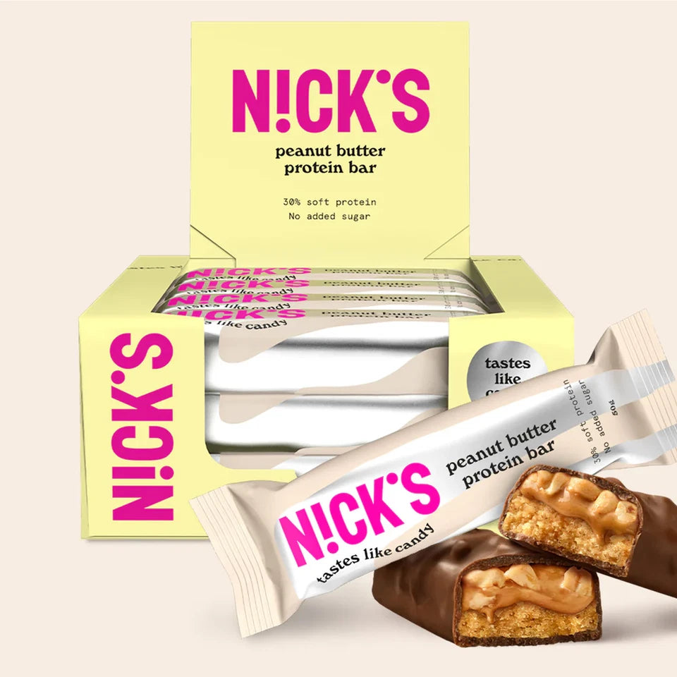 NICK'S Protein Bar 12x50g Peanut Butter