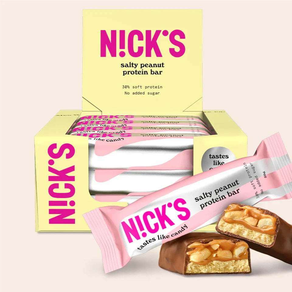 NICK'S Protein Bar 12x50g Salty Peanut