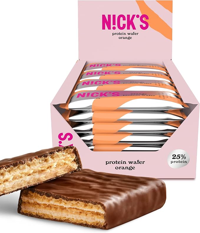 NICK'S Protein Wafer 24x40g Orange