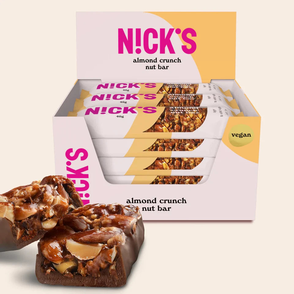 NICK'S Nut Bar 12x40g Almond Crunch