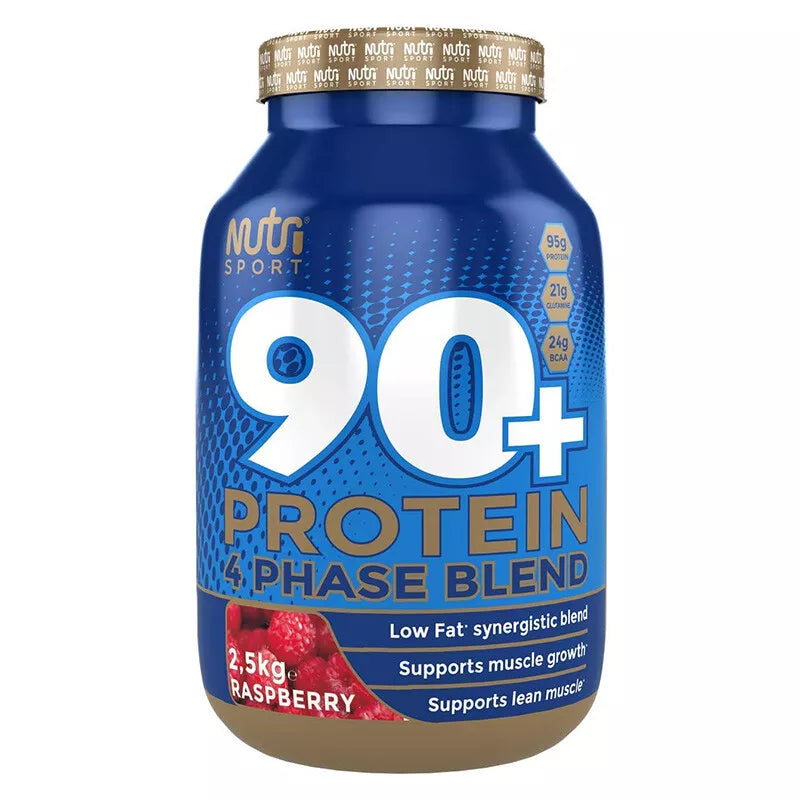 NutriSport 90+ Protein 2.5kg Raspberry