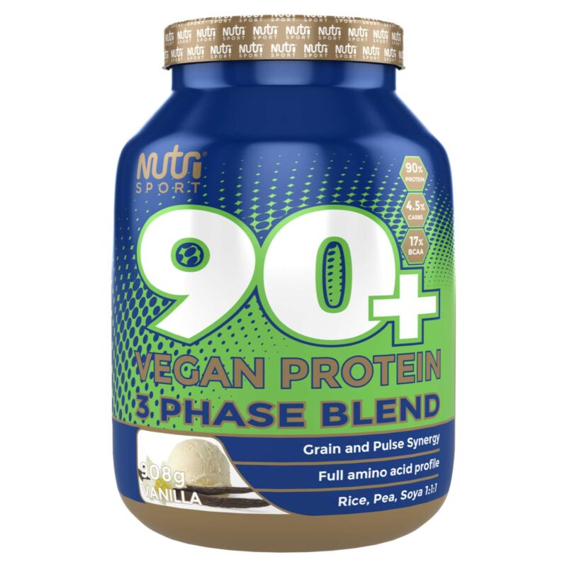 NutriSport 90+ Vegan Protein 908g Vanilla