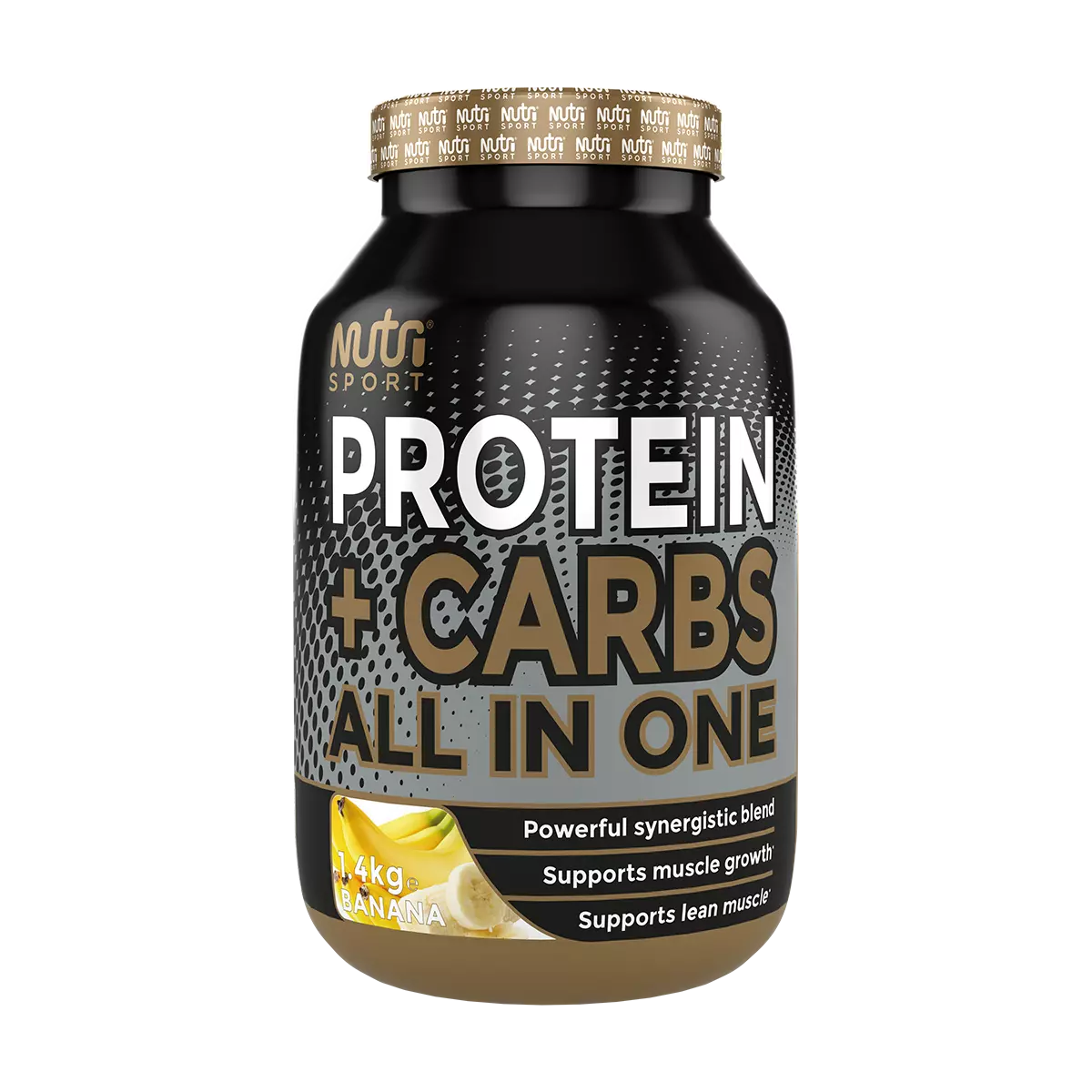 NutriSport Protein + Carbs 1.4kg Banana