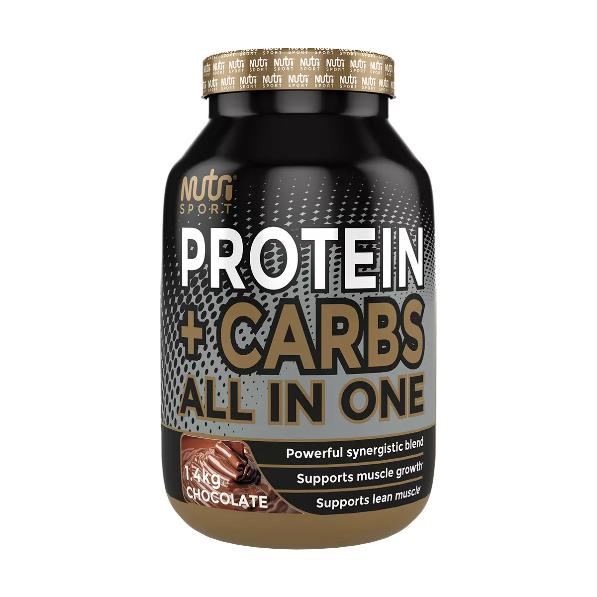 NutriSport Protein + Carbs 1.4kg Chocolate