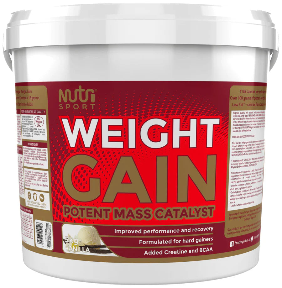 NutriSport Weight Gain 5kg Vanilla