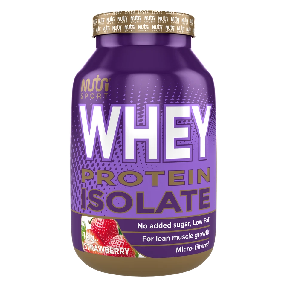 NutriSport Whey Isolate 1kg Strawberry