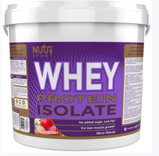 NutriSport Whey Isolate 5kg Strawberry