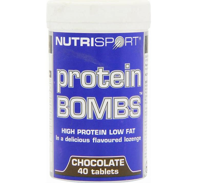 NutriSport Protein Bombs 40 Tabs Chocolate