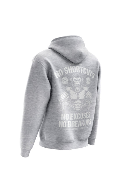 XAPE No Shortcuts Hoodie & Tee Combo - Sports Grey