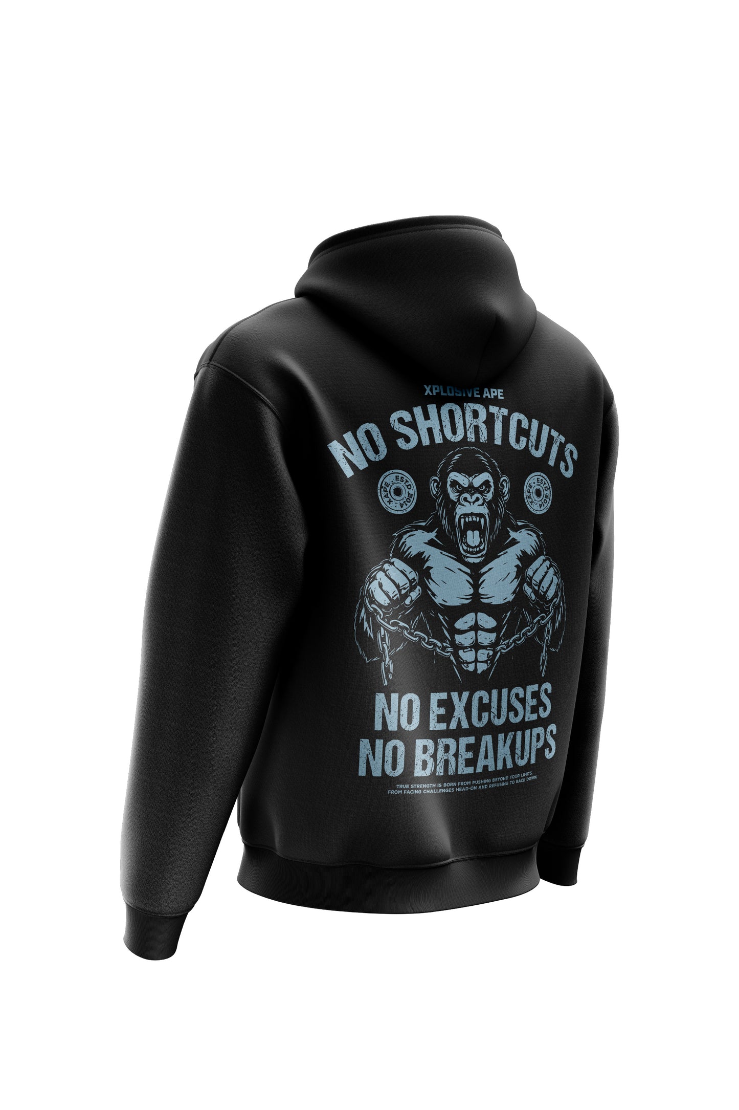 XAPE No Shortcuts Hoodie - Black