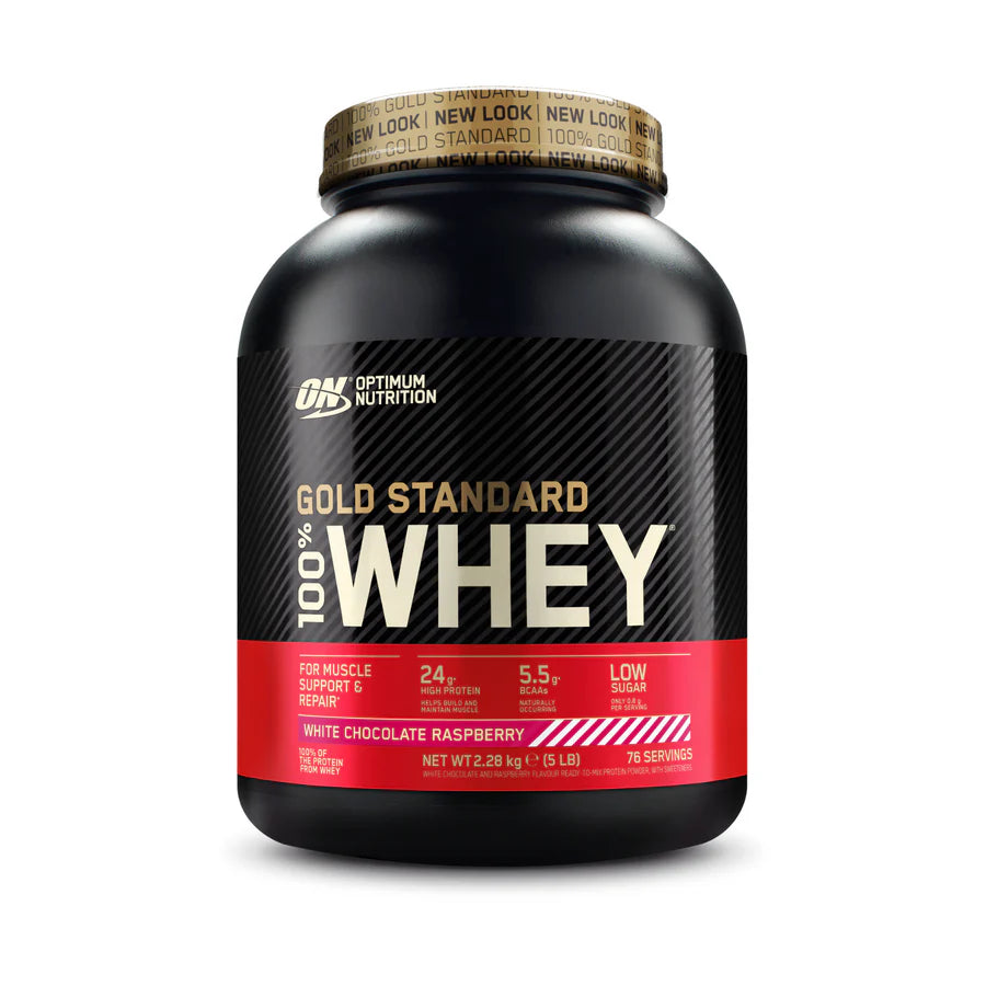 Optimum Nutrition Gold Standard 100% Whey 2.27kg White Chocolate Raspberry