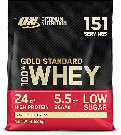 Optimum Nutrition Gold Standard 100% Whey 4.54kg Vanilla Ice Cream