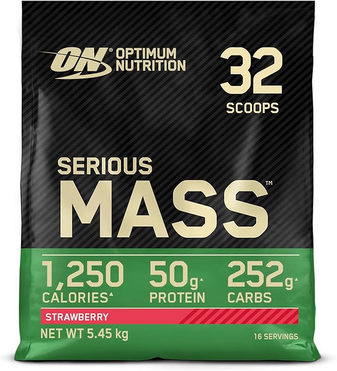 Optimum Nutrition Serious Mass 5.45kg Strawberry