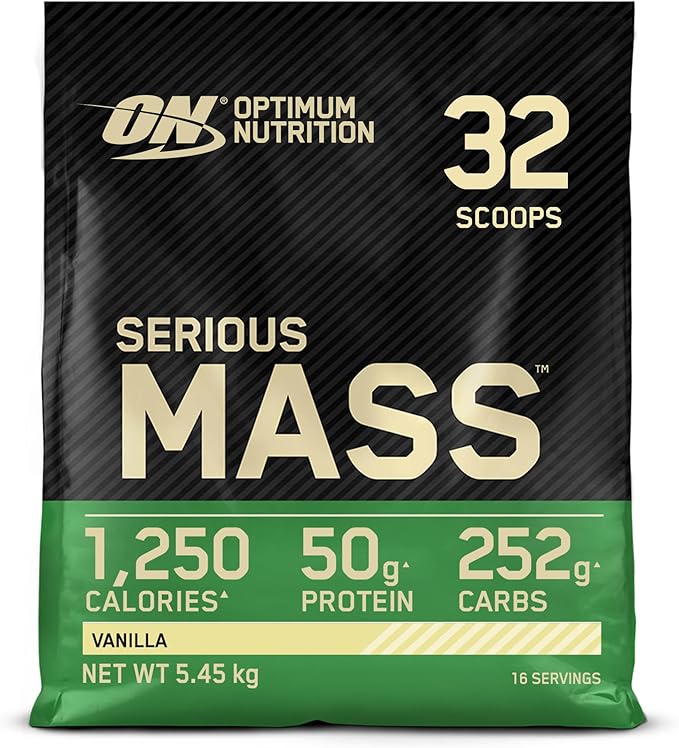 Optimum Nutrition Serious Mass 5.45kg Vanilla