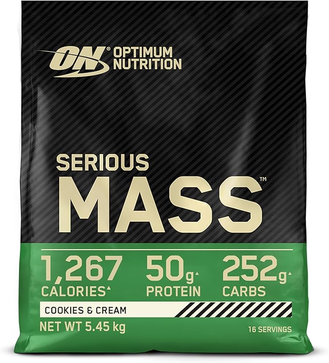 Optimum Nutrition Serious Mass 5.45kg Cookies & Cream