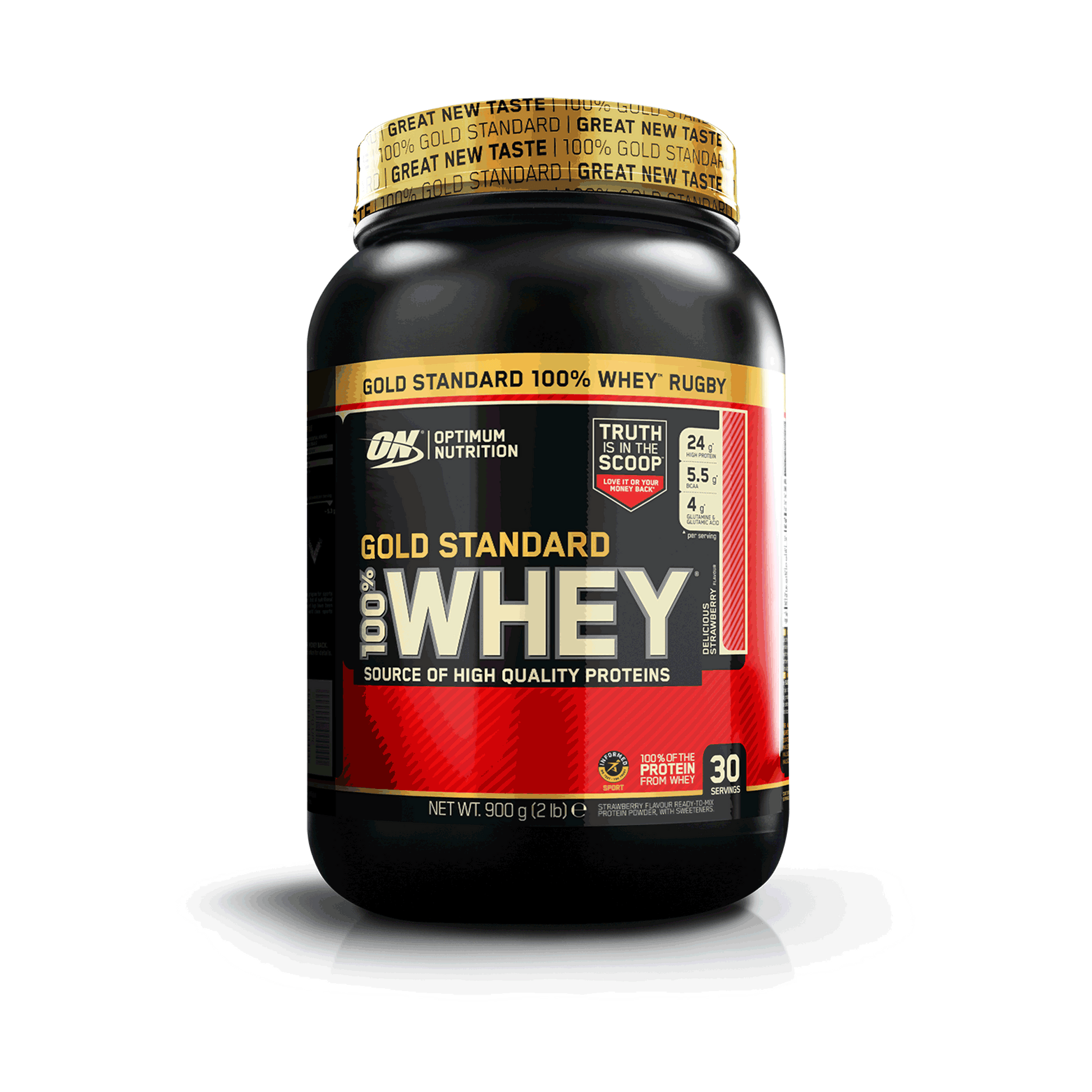 Optimum Nutrition Gold Standard 100% Whey 900g Delicious Strawberry