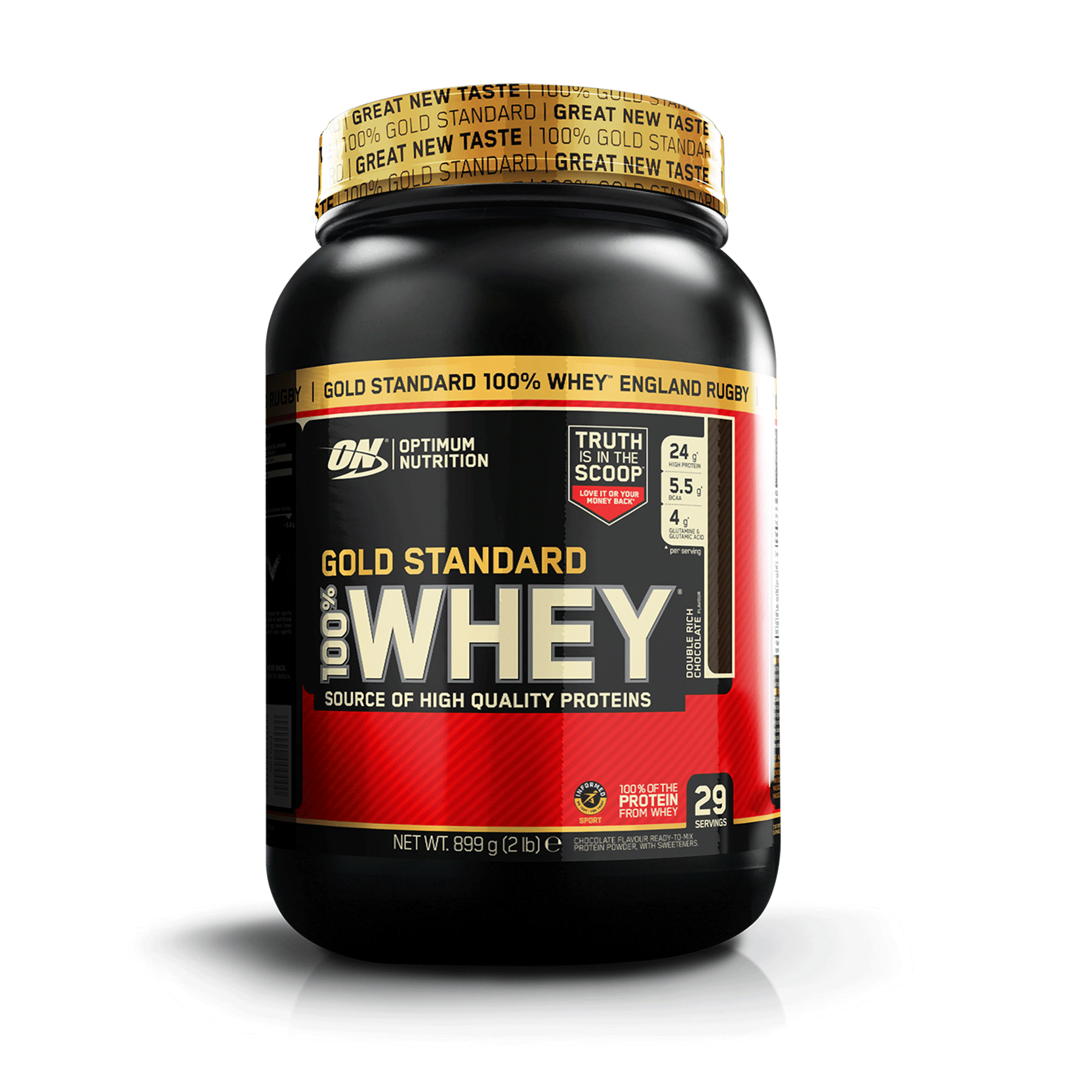 Optimum Nutrition Gold Standard 100% Whey 899g Double Rich Chocolate