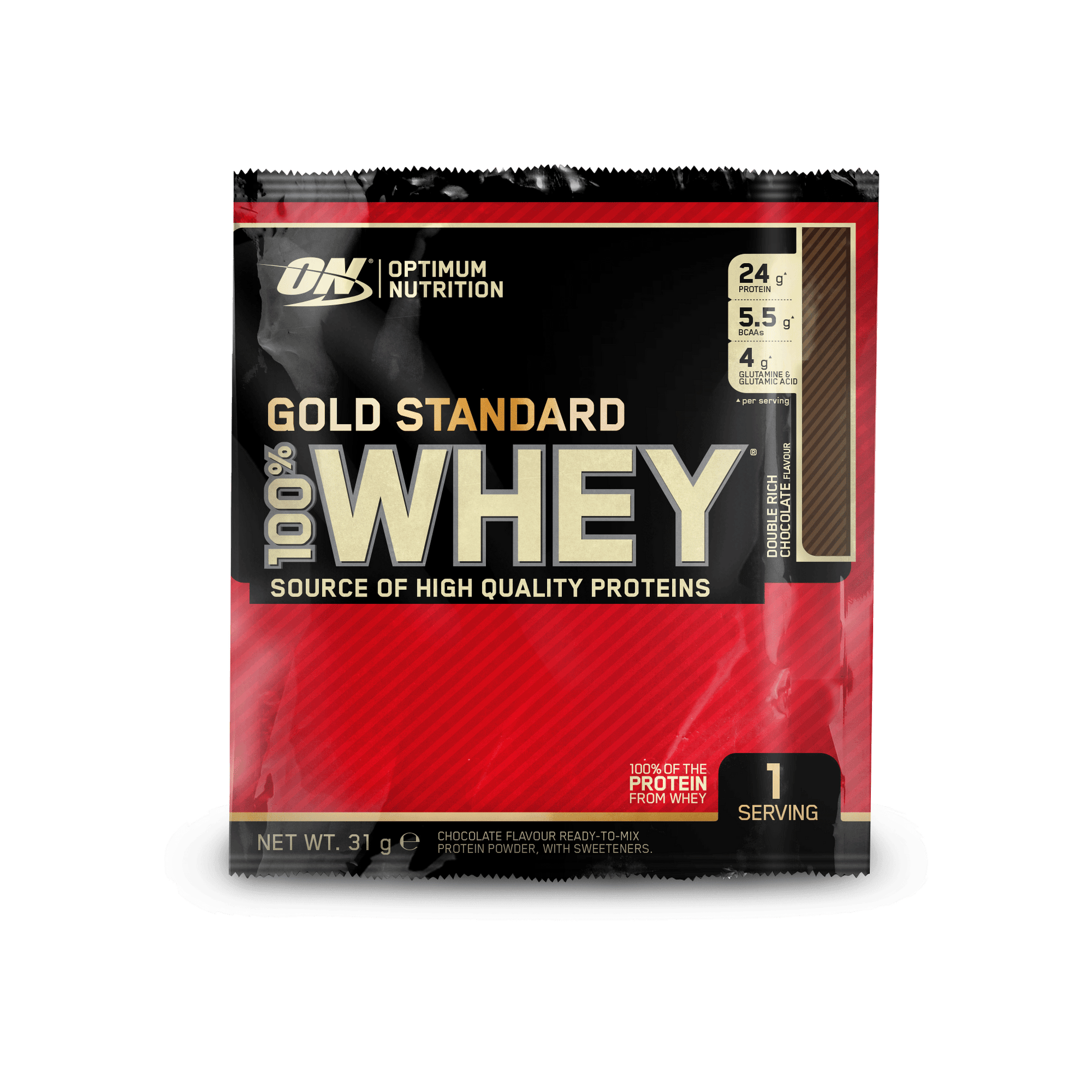 Optimum Nutrition Gold Standard 100% Whey 24x31g Double Rich Chocolate